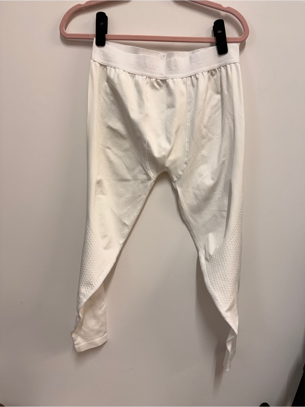 Alphalete Men's White Thermal Jogger Base Layer Pants